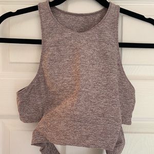 Outdoor Voices Slashback crop bra top